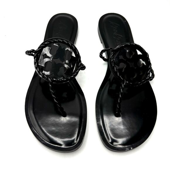 Tory Burch Shoes - NEW NWT Tory Burch x BonBon Miller Twist Sandals Black Size 10